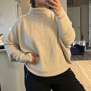 French Connection Cream Cowl Neck Sweater